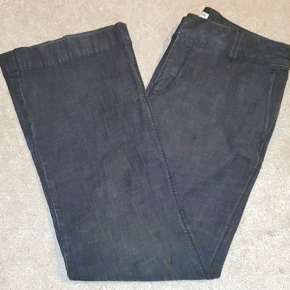 Coldwater Creek Deep Grey Wide Leg Trouser